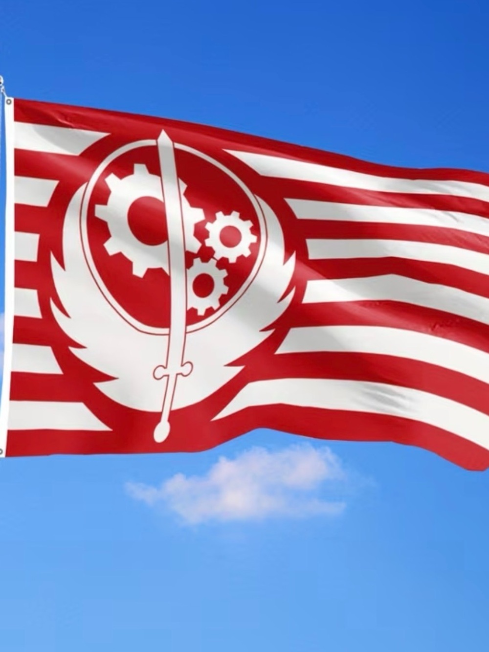 Fallout Flag Banner Brotherhood of Steel 3x5 NEW Games Decor Xbox Toys Gaming